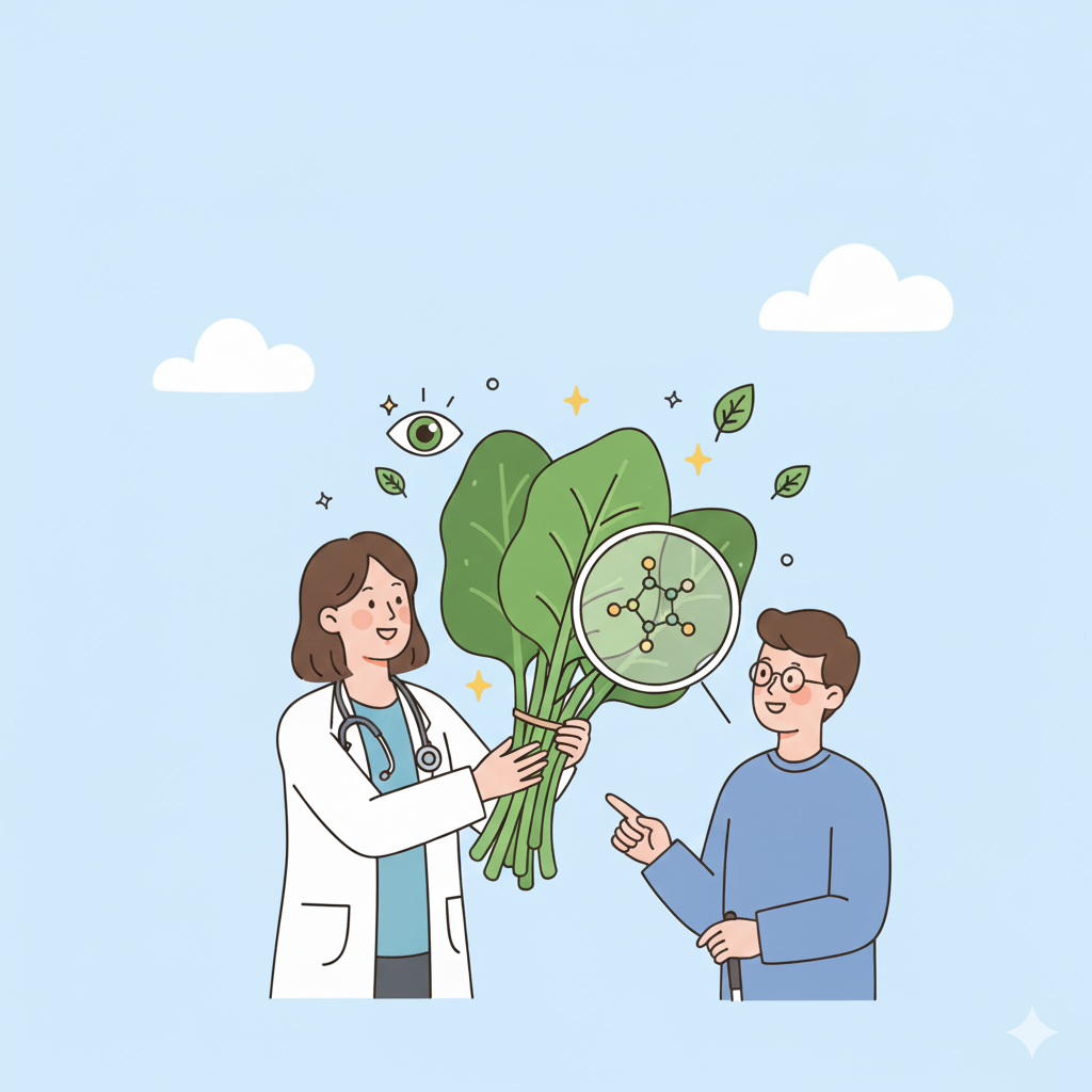 녹내장 환자에게 좋은 시금치